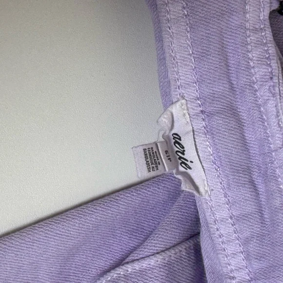 aerie Lavender Lilac Overalls Jumpsuit - Picture 7 of 8